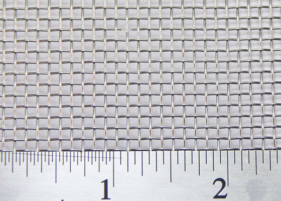 Cina 150 Micron Plain Weave Mesh, Metal Mesh Screen Filter Disesuaikan Lebar pemasok